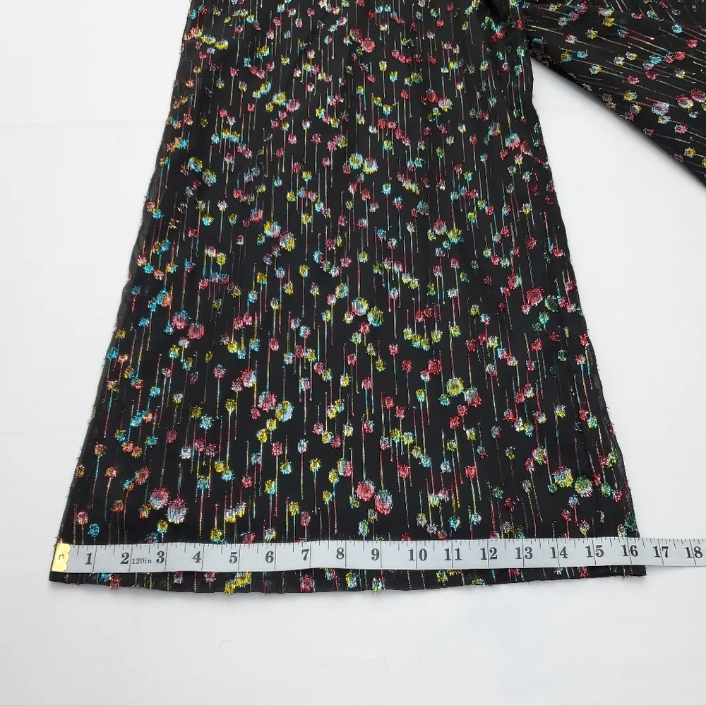 NEW Anthropologie Eva Franco Edita Halter Metallic Clip Dot Jumpsuit Relaxed 4